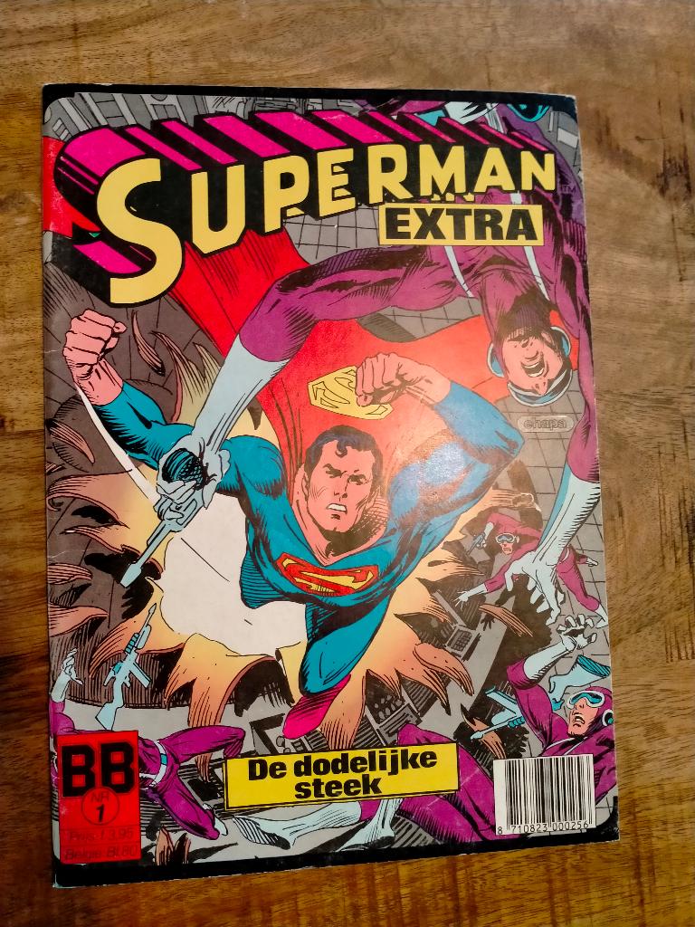 Superman Extra deel nr. 1 De dodelijk steek comic boekje, Boeken, Strips | Comics, Eén comic, Ophalen of Verzenden, Gelezen, Overige gebieden