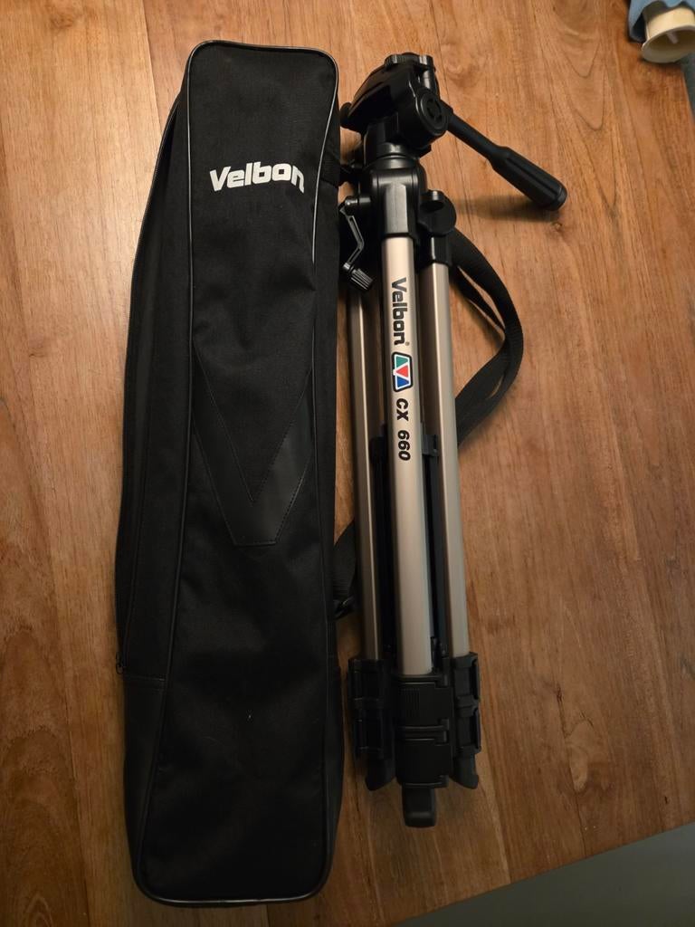 Velbon CX-660 Statief - Zo goed als nieuw!, Zo goed als nieuw, 150 tot 175 cm, Met balhoofd, Ophalen of Verzenden