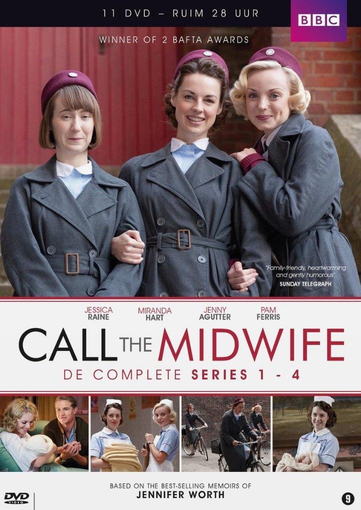 Call The Midwife - Seizoen 1 t/m 4 (11xDVD BOX) BBC TV-Serie, Alle leeftijden, Boxset, Drama, Ophalen of Verzenden