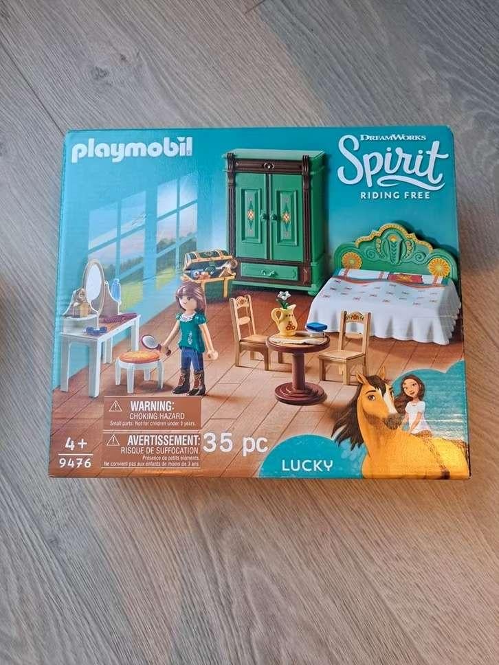 Playmobil Spirit Lucky slaapkamer 9476, Ophalen of Verzenden, Zo goed als nieuw, Complete set