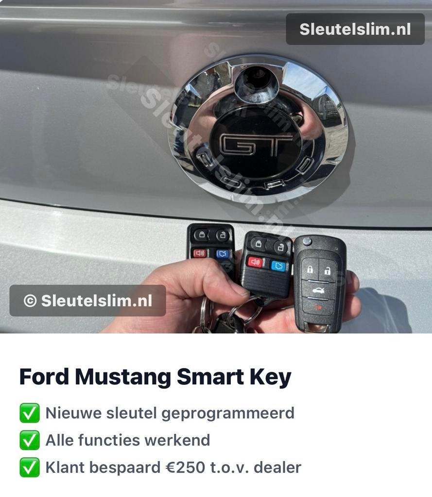 Autosleutel kapot of bij laten maken omgeving Zoetermeer?, Ophalen, Nieuw