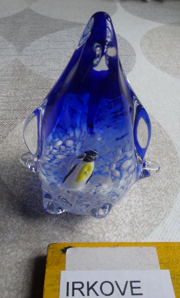 MURANO KRISTAL * DUBBELE PINGUÏN * Press Papier * *, Verzenden
