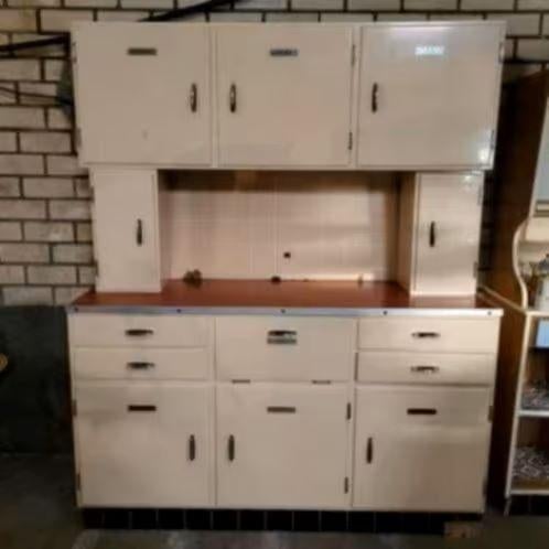 Zeer mooie keukenkast. Jaren 50/60, Zo goed als nieuw, 25 tot 50 cm, 50 tot 100 cm, Ophalen of Verzenden