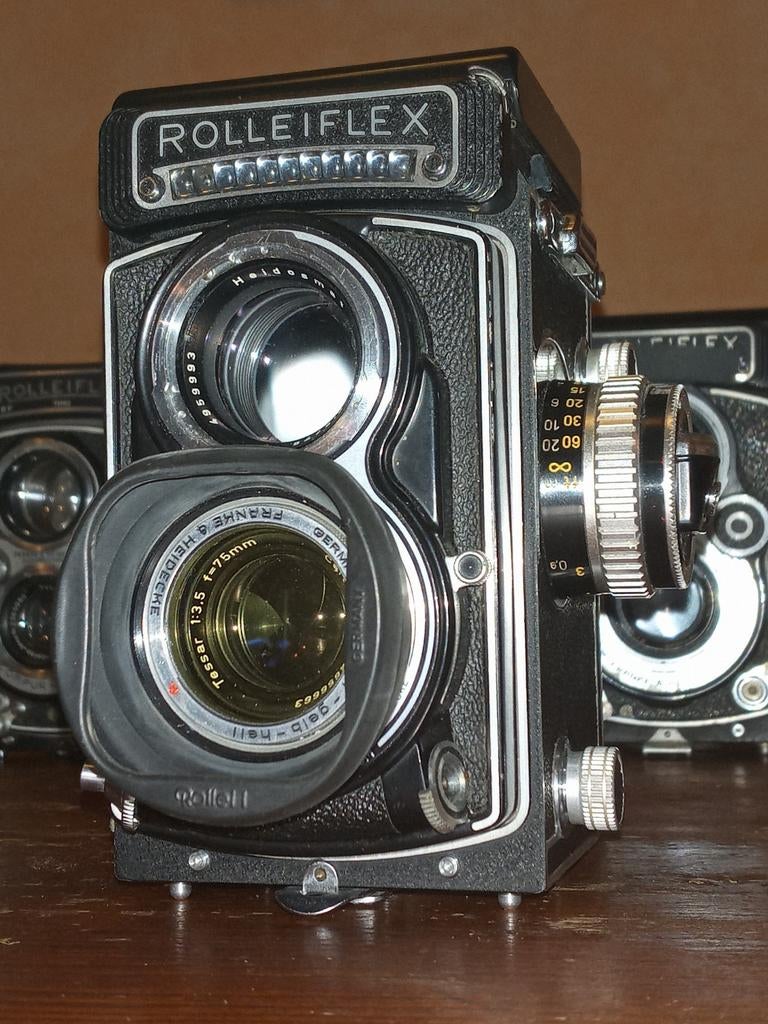 Rolleiflex T TLR - Prachtexemplaar uit verzameling, Audio, Tv en Foto, Fotocamera's Analoog, Ophalen of Verzenden, Gebruikt, Spiegelreflex