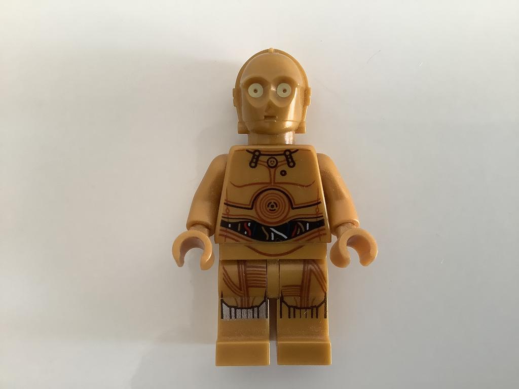 LEGO Star Wars - minifiguur - sw0700 - C-3PO Colorful Wires, Star Wars, Lego, Ophalen of Verzenden, Zo goed als nieuw