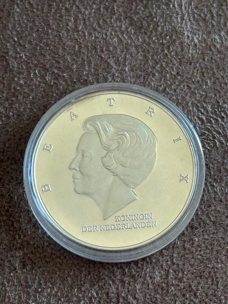 5 Zilveren Tientjes - Beatrix en Benelux, Koningin Beatrix, Zilver, Ophalen of Verzenden, Losse munt