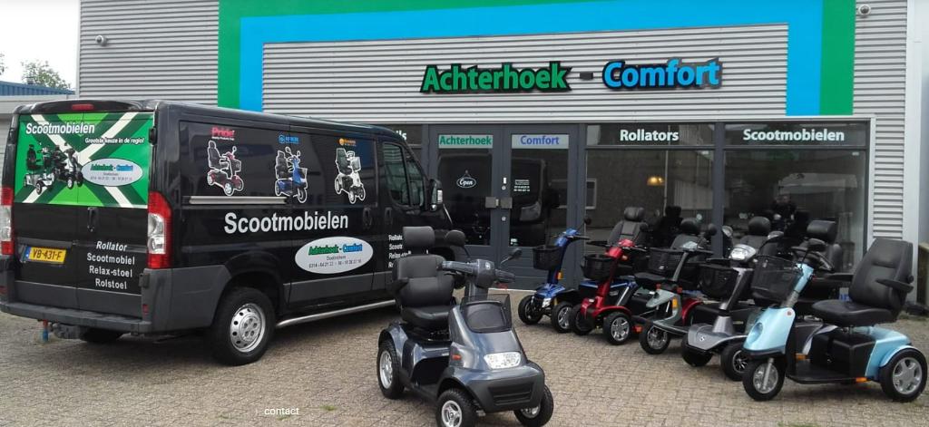 Scootmobiel verkoop, inkoop, verhuur, reparatie en onderhoud, Diversen, Ophalen of Verzenden, Zo goed als nieuw, 46 km of meer