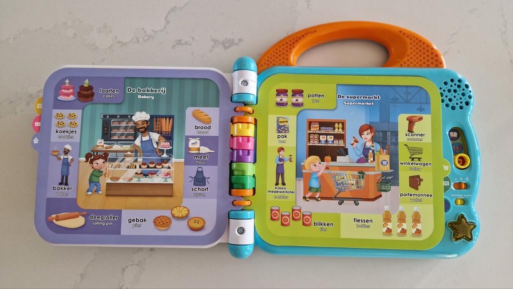 VTech Mijn Eerste Woordjes Leerboek, Ophalen of Verzenden, Zo goed als nieuw, Overige typen, Met licht