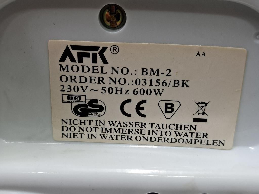 Broodbakmachine AFK BM 2, Witgoed en Apparatuur, Broodbakmachines, Met timer, Gebruikt, Ophalen of Verzenden, Kijkvenster