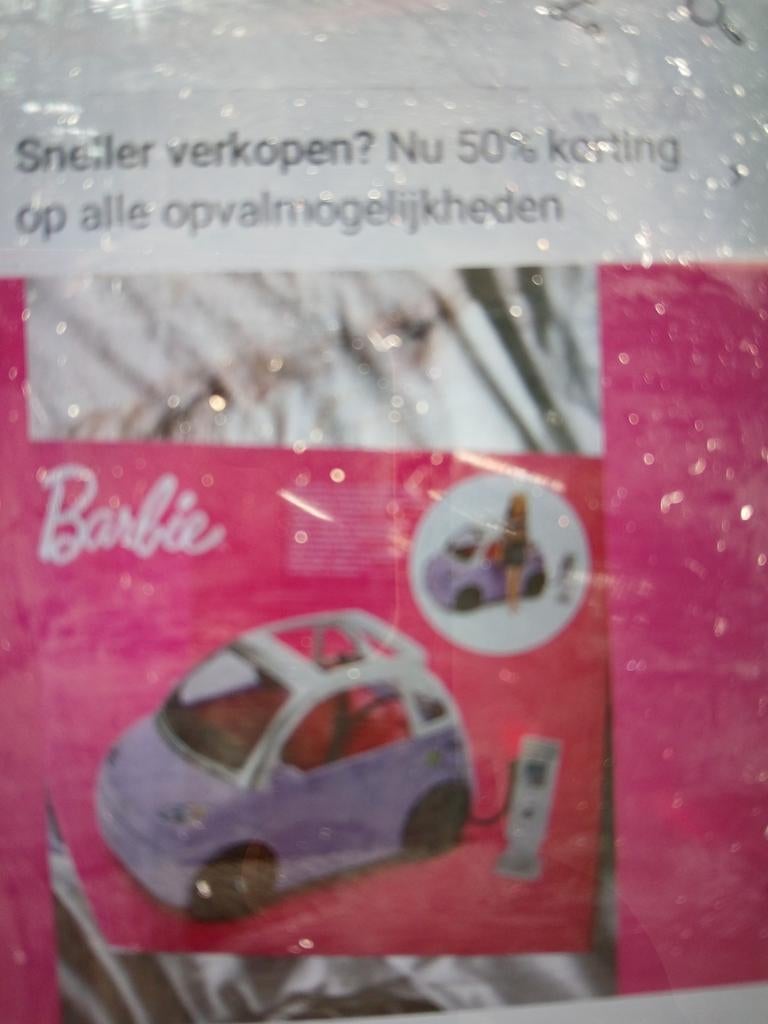 Barbie elektrische auto, Ophalen of Verzenden, Nieuw