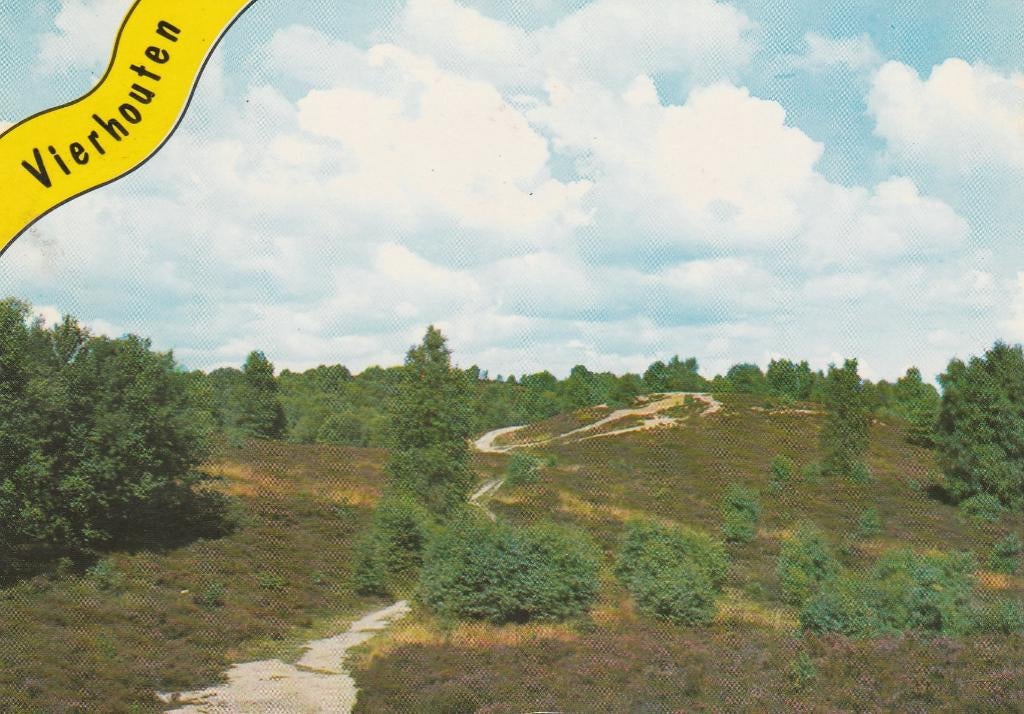 VIERHOUTEN Heide, Verzenden, 1960 tot 1980, Gelopen, Gelderland