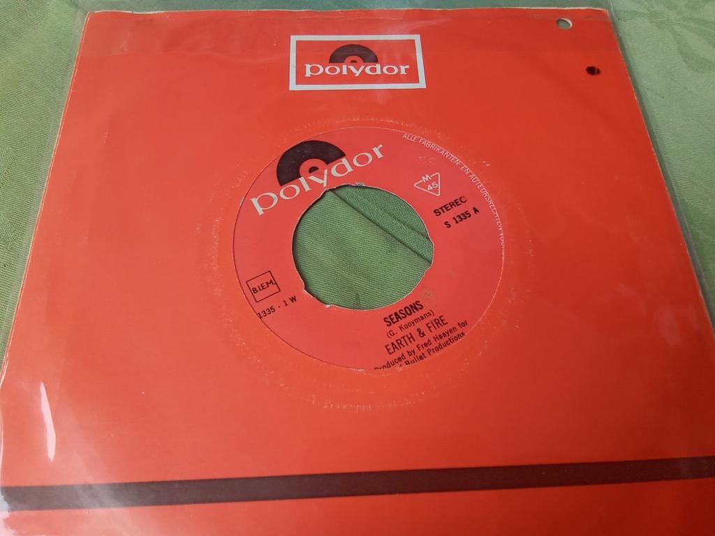 Earth And Fire.          Seasons, Cd's en Dvd's, Vinyl Singles, Gebruikt, Verzenden, 7 inch, Single