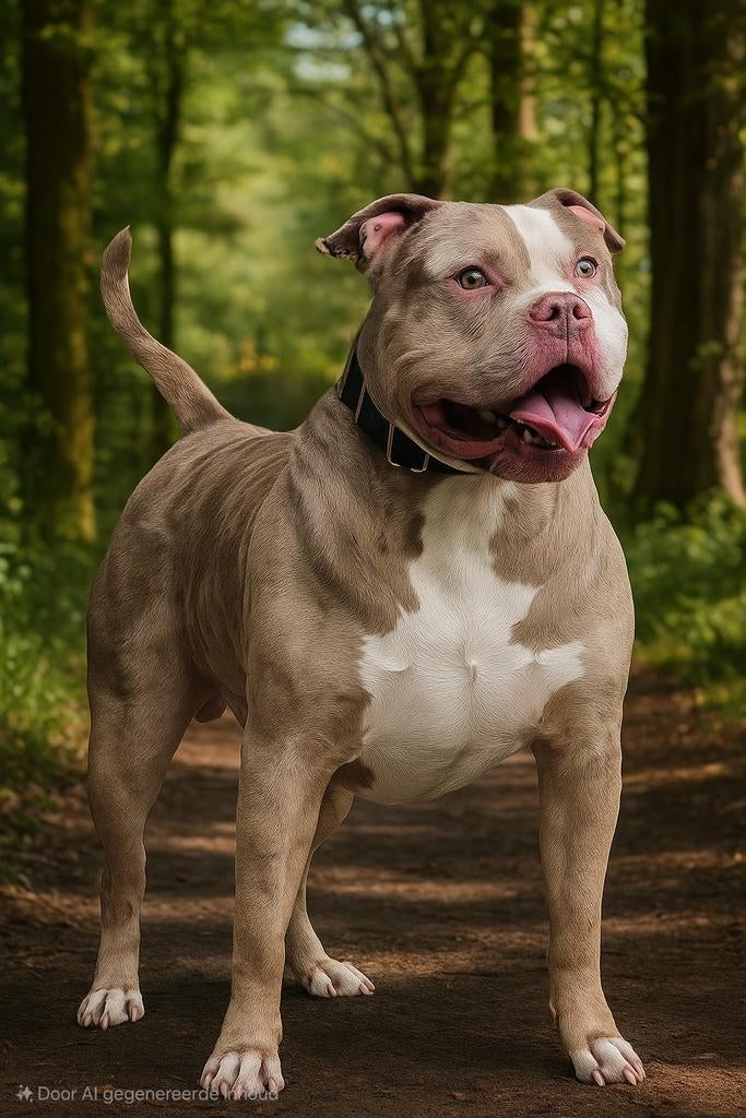 American bully xl merle dekreu, Dieren en Toebehoren, Reu, 1 tot 2 jaar, Parvo, Eén hond
