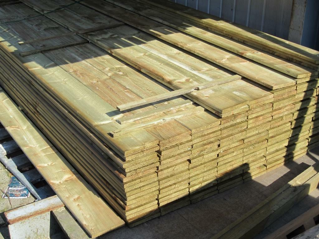 schuttingplanken geïmpregneerd, Tuin en Terras, Palen, Balken en Planken, Ophalen, Nieuw, 180 tot 250 cm, Planken