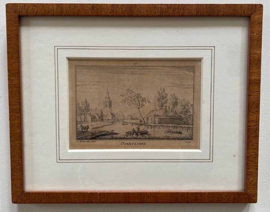 Gravure Overschie (ingelijst), Ophalen of Verzenden