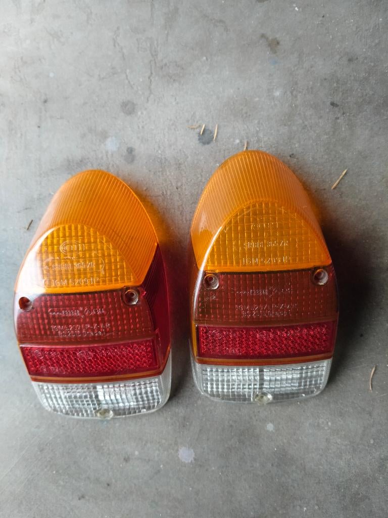 VW Kever achterlicht afdekkapjes 'Kerkraam model', Ophalen of Verzenden, Gebruikt, Volkswagen