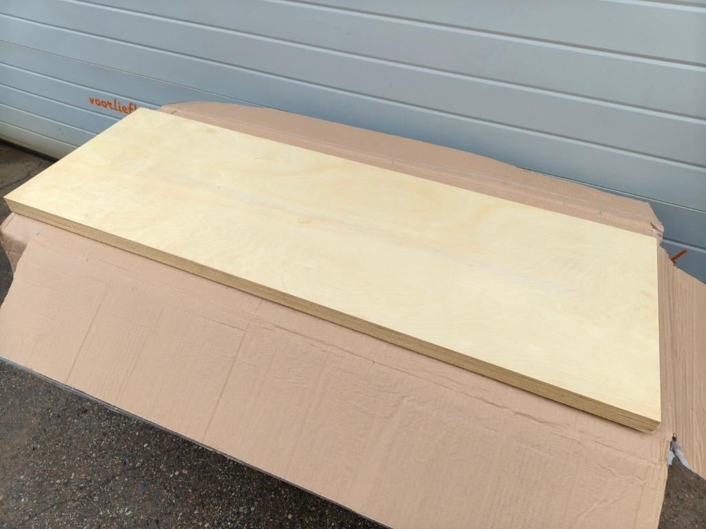 multiplex houten werkblad, 100 tot 150 cm, Nieuw, Minder dan 100 cm, Werkblad