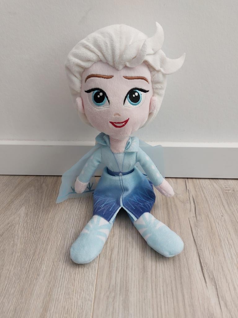 Knuffel Frozen Disney prinses Elsa L1418, Ophalen of Verzenden, Zo goed als nieuw, Overige typen