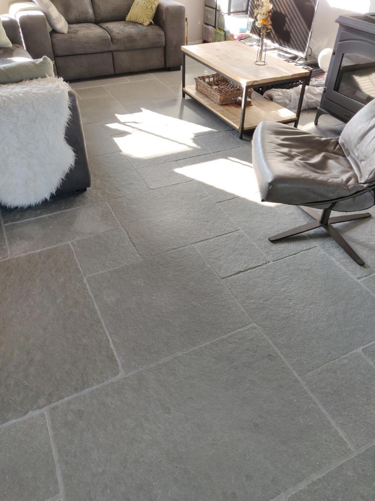 Bourgondische Dallen Castle Stone Grey Blue wildverband, Ophalen, 60 cm of meer, Keramiek, Nieuw