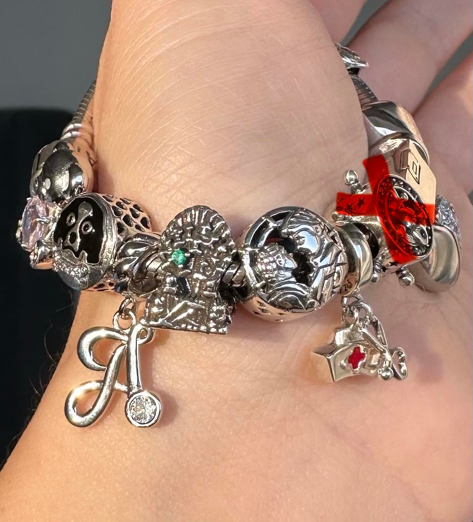 Zilveren bedels nieuw. Pandora stijl. Prijs per bedel, Overige merken, Verzenden, Nieuw, 1 bedel