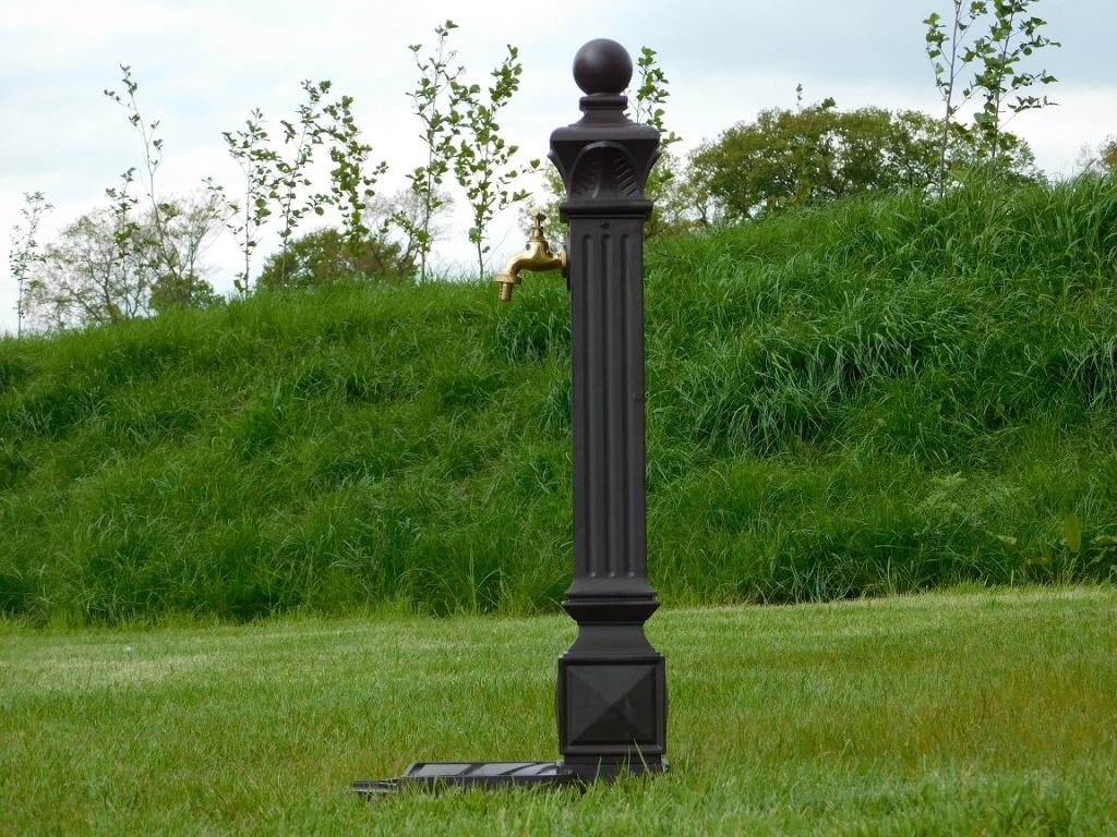 Staande Waterkraan - Bruin - Alu - Messing Kraan, Tuin en Terras, Ophalen of Verzenden, Nieuw, Gietijzer, Fontein