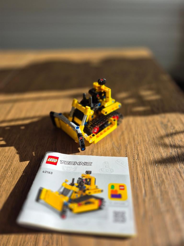 Lego Technic Zware Bulldozer 42163, Ophalen, Zo goed als nieuw, Complete set, Lego
