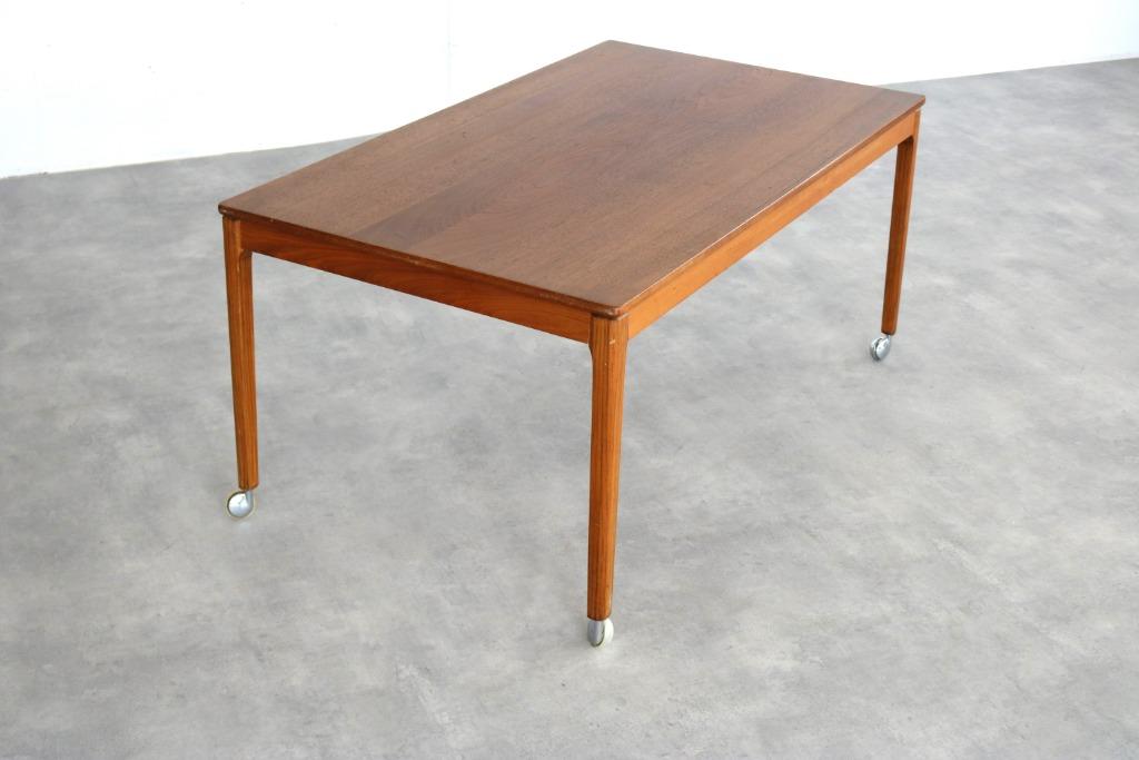 vintage salontafel | tafel | jaren 60 | Zweeds, Gebruikt, 100 tot 150 cm, Overige materialen, Rechthoekig