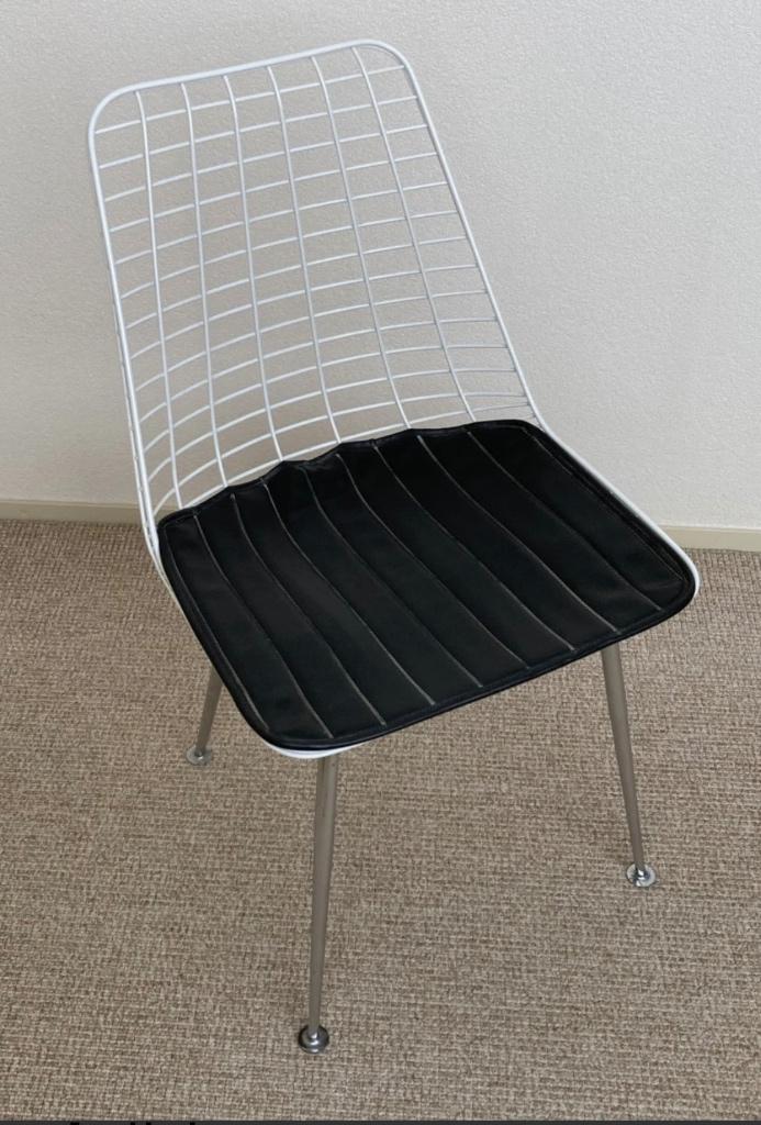 Vintage draad stoel Cees Braakman / Adriaan Dekker Pastoe, Huis en Inrichting, Stoelen, Gebruikt, Wit, Overige materialen, Ophalen of Verzenden