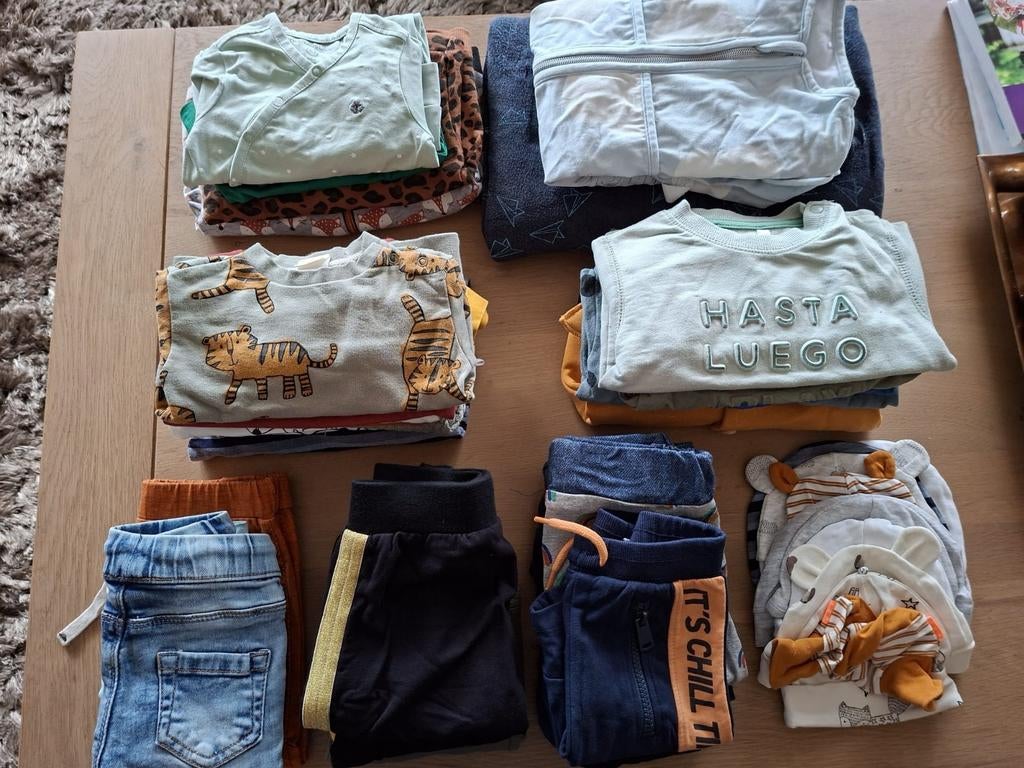 Kledingpakket baby maat 62-80, Ophalen of Verzenden, Zo goed als nieuw, Overige maten