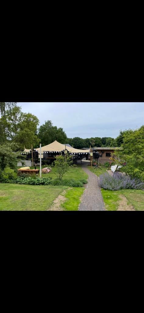 Stretchtent te huur huren 6x10 m, Ophalen, 8 meter of meer