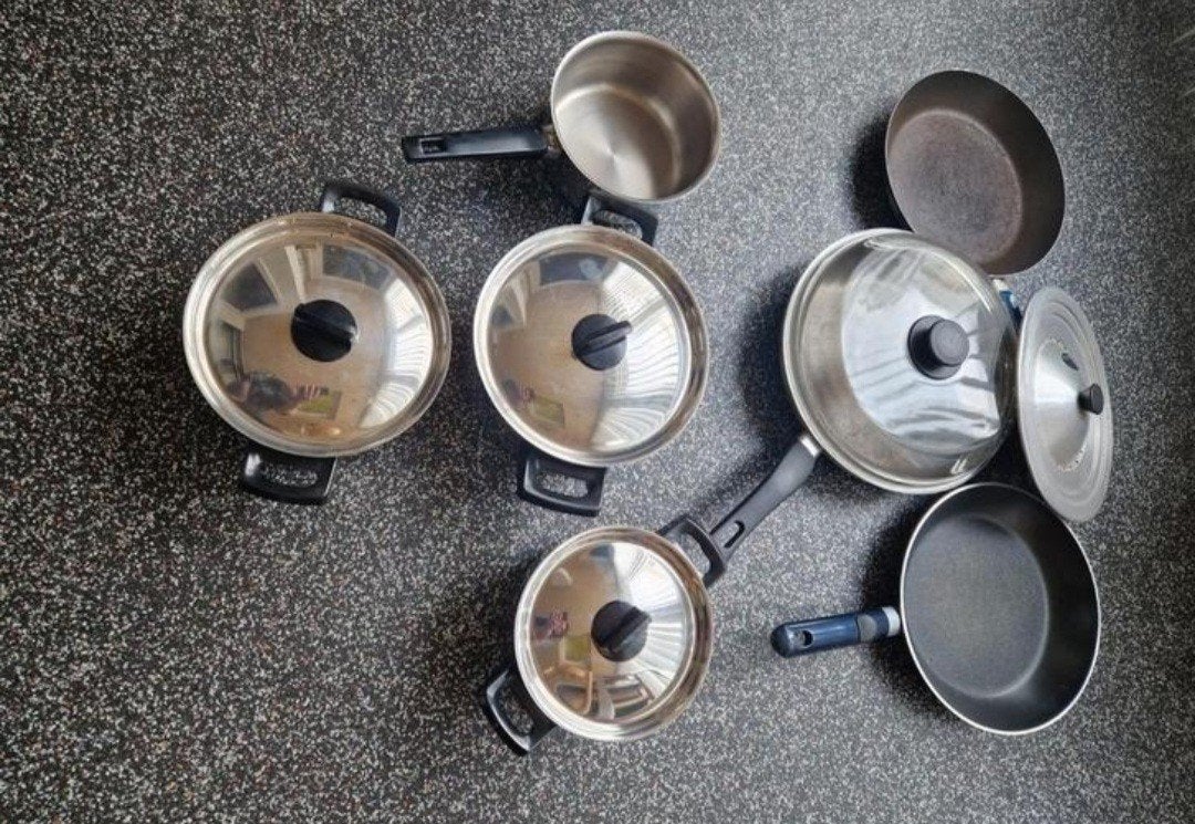 BK pannen, Ophalen, Rvs, Pannenset