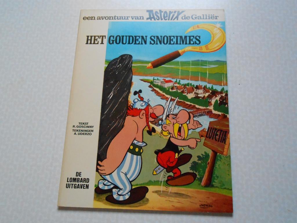 Asterix 2 Het gouden snoeimes 1967 1 ste druk., Boeken, Stripboeken, Eén stripboek, Ophalen of Verzenden, Zo goed als nieuw, Uderzo & Goscinny