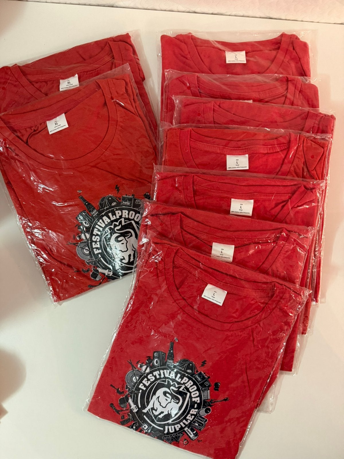 Jupiler nieuwe shirts, 9 stuks., Verzenden, Nieuw, Kleding, Jupiler
