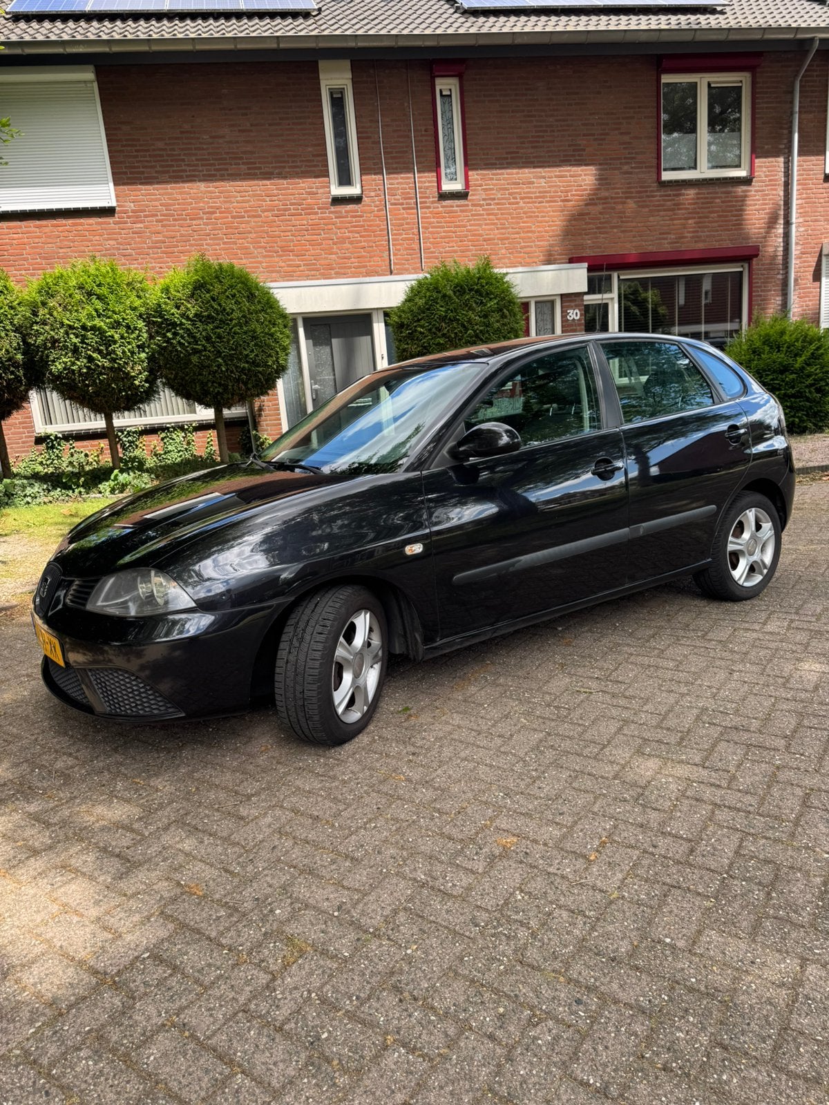 Seat Ibiza 1.4 16V 63KW 5DRS 2008 Zwart, Auto's, Seat, Voorwielaandrijving, 15 km/l, 40 €/maand, Origineel Nederlands
