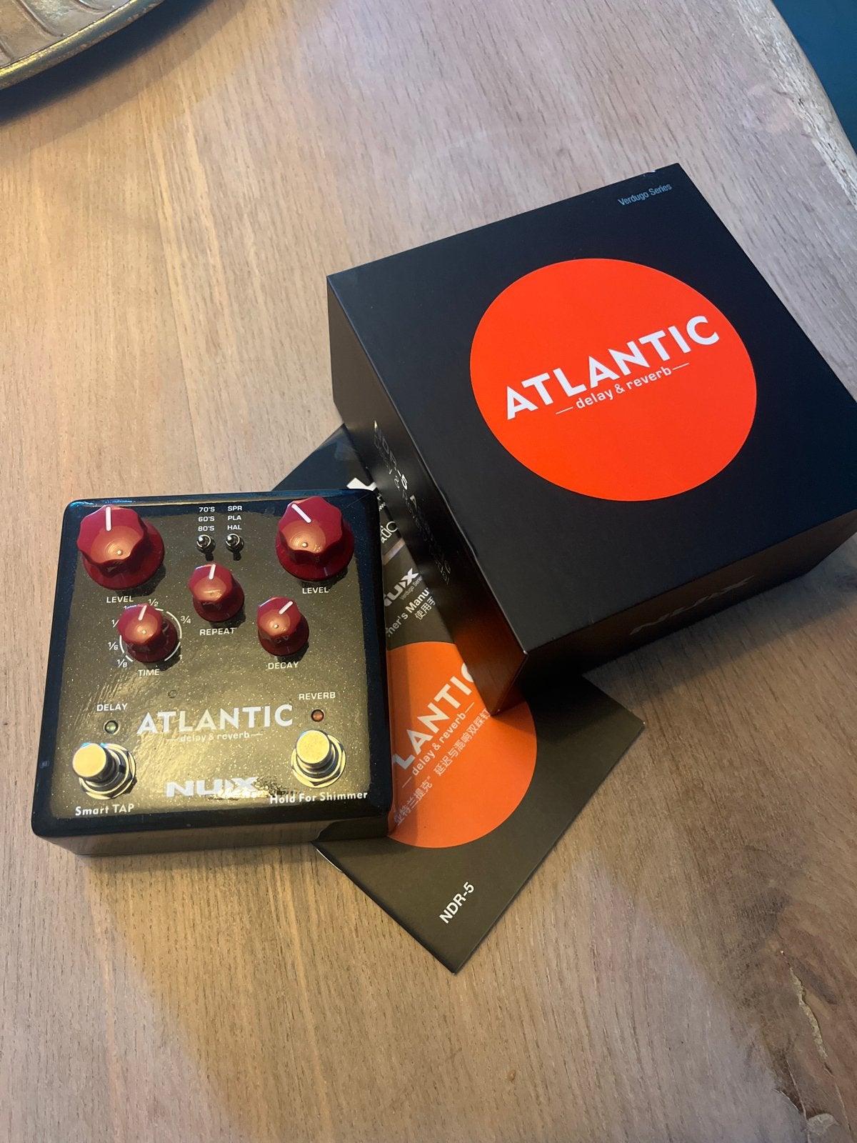 NUX Atlantic Delay & Reverb gitaarpedaal, Muziek en Instrumenten, Ophalen of Verzenden, Zo goed als nieuw, Delay of Echo