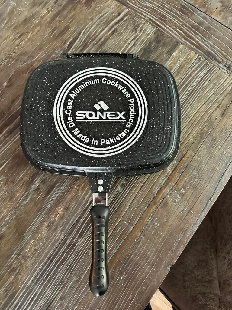 Grill Pan, Ophalen of Verzenden, Zo goed als nieuw, Rvs