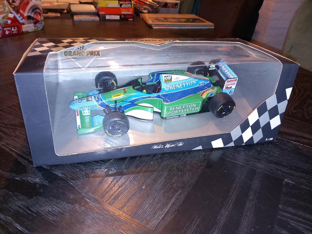 Benetton Formule 1 Modelauto 1:18 - Jos Verstappen, Overige merken, Auto, Info@grandprixmodels.com, Ophalen of Verzenden