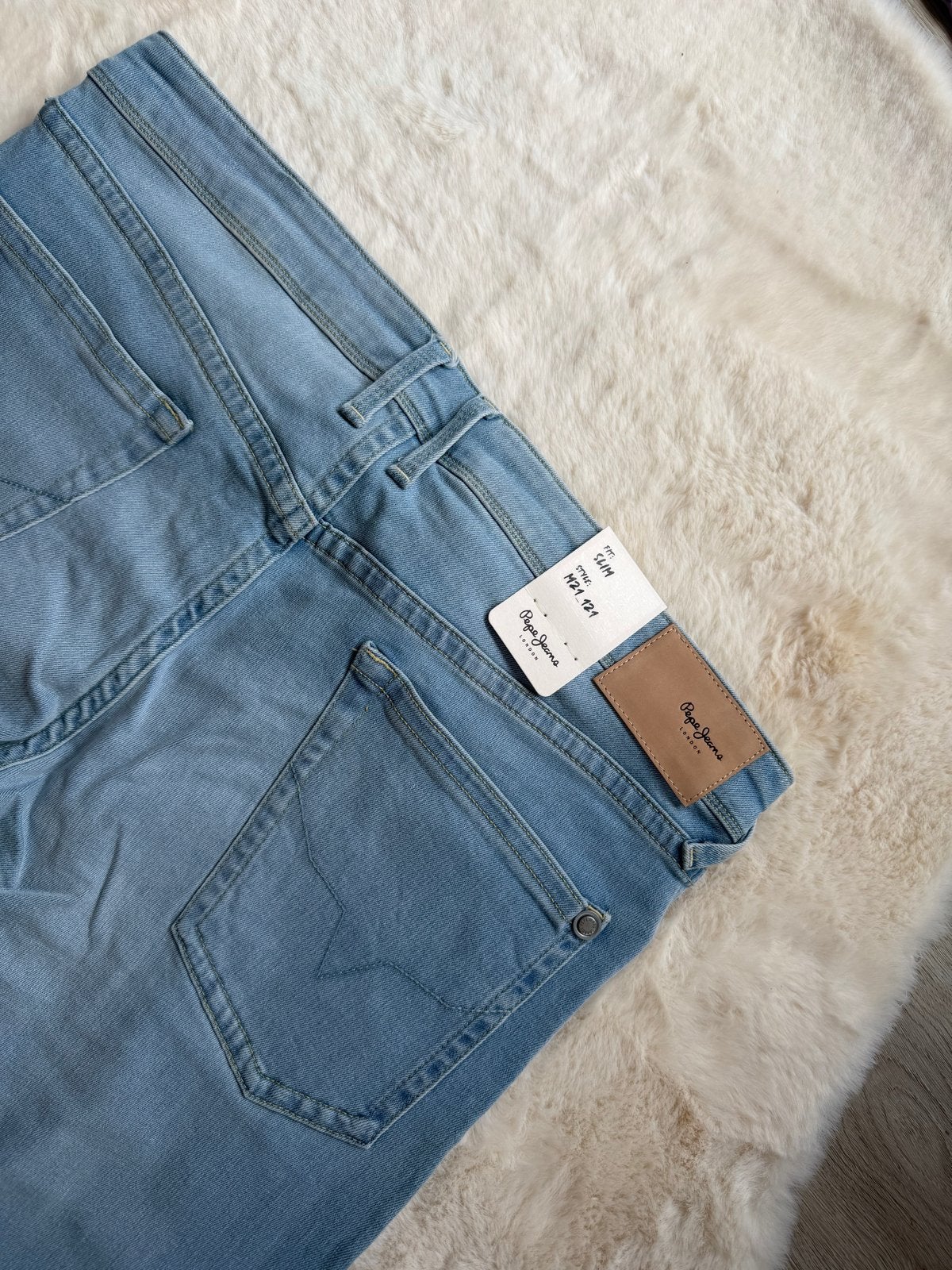 Pepe Jeans Slim Fit Denim Broek - Nieuw met kaartjes, Kleding | Heren, Spijkerbroeken en Jeans, Ophalen of Verzenden, Nieuw, Blauw
