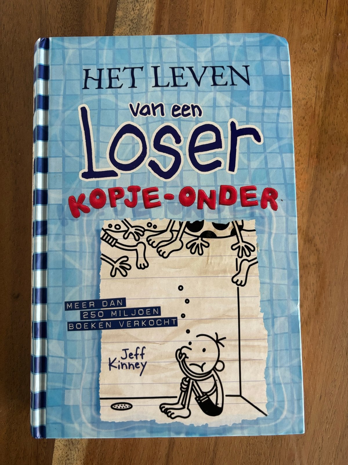 Het Leven van een Loser: Kopje-Onder - Jeff Kinney, Ophalen of Verzenden, Zo goed als nieuw, Fictie