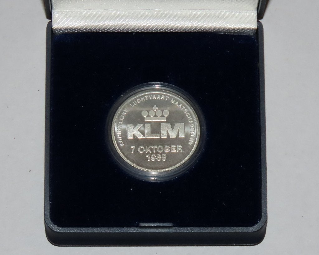 KLM penning OPEN HUIS 7 oktober 1989, Ophalen of Verzenden, Nieuw, Overige typen