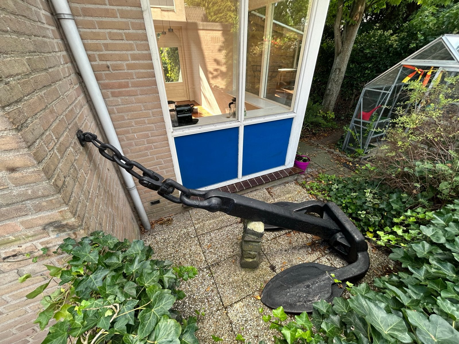 Grote decoratieve anker met ketting - Gratis af te halen, Ophalen, Gebruikt, Overige typen
