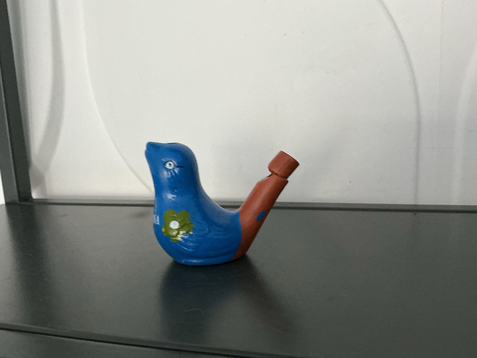 Blauwe vogel fluitje - Barcelona souvenir, Ophalen of Verzenden, Gebruikt