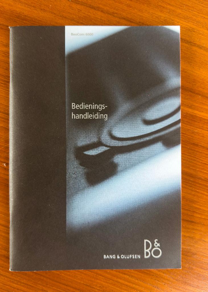 Handleiding Bang & Olufsen Beocom 6000, Telecommunicatie, Ophalen of Verzenden, Zo goed als nieuw, 1 handset