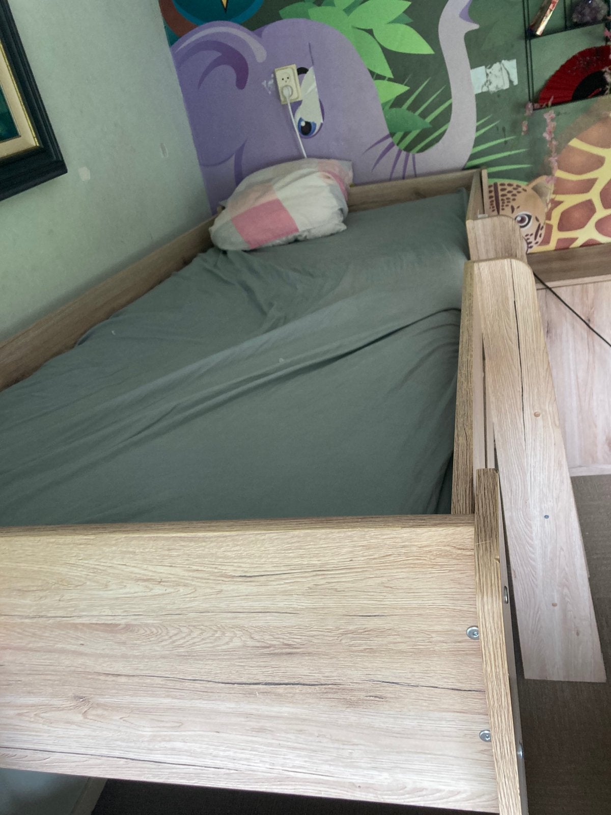 GRATIS hoogslaper 90 x 200, Ophalen, Zo goed als nieuw, 180 cm of meer, 85 tot 100 cm