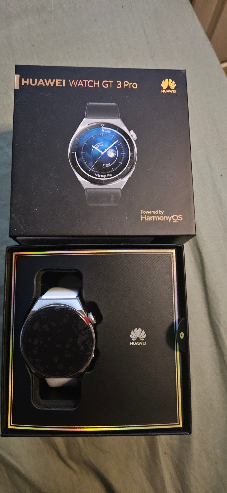 Huawei Watch GT 3 Pro, Ophalen, Wit, Nieuw, Waterdicht