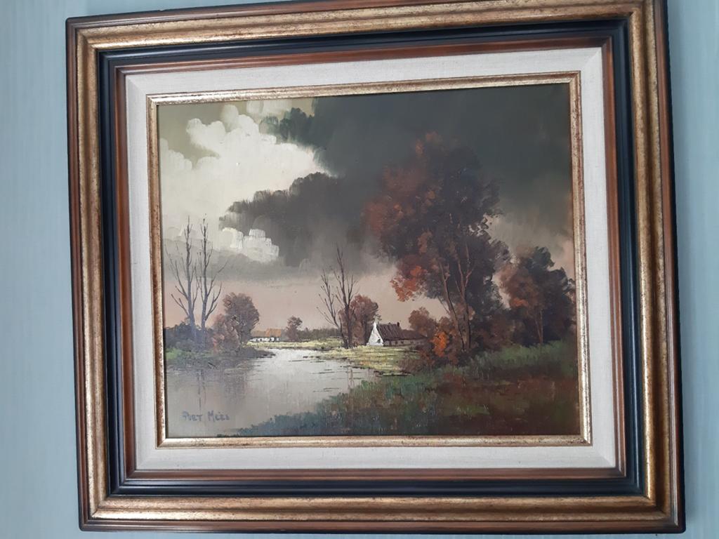 Schilderij Piet Mees, Ophalen