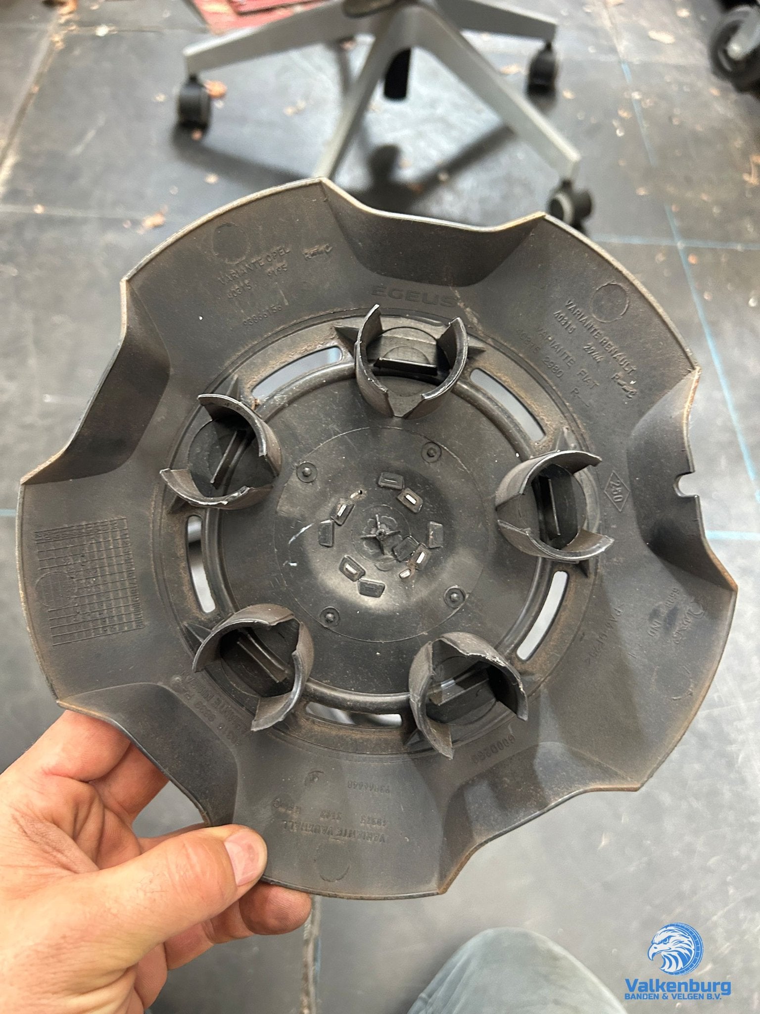 ORIGINELE Opel Vivaro B naafkap naafdop wieldop set zwart ch, Gebruikt, -, Verzenden, -
