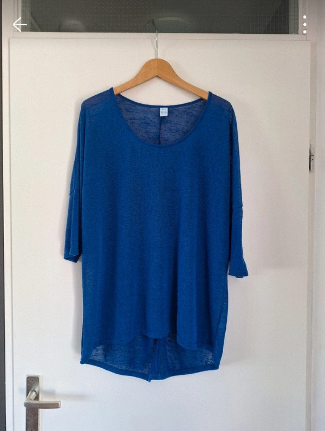 Mooie Kobalt blauwe trui / Top van de M&S mt. XXL €5,-, C&A, Ophalen of Verzenden, Zo goed als nieuw, Blauw