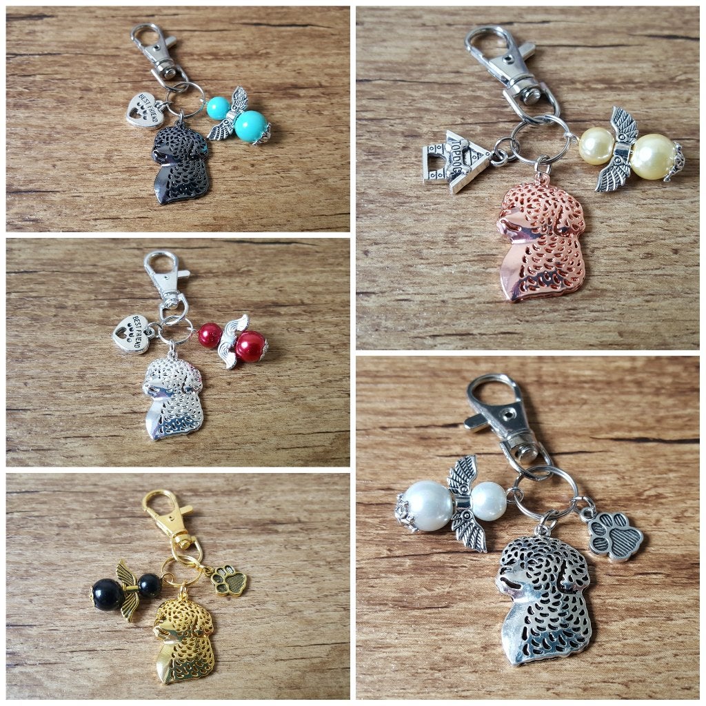 Tas/Sleutelhanger Lagotto romagnolo B met beschermengeltje, Verzenden, Nieuw, Overige kleuren, Handtas
