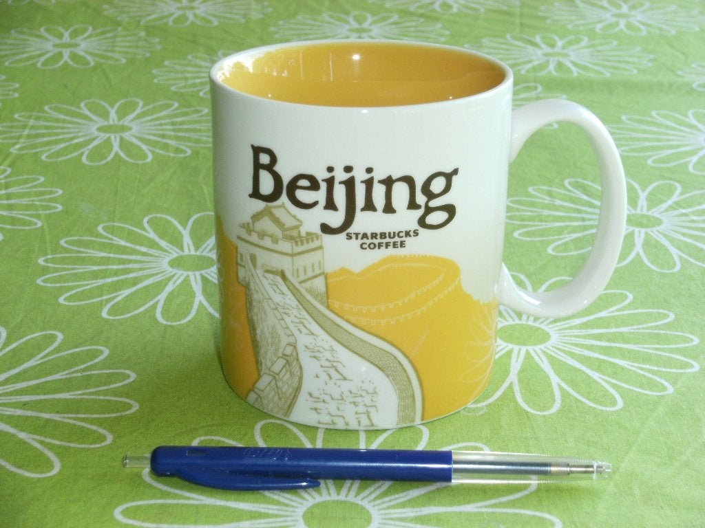 Starbucks mok Beijing 473 ml - helemaal gaaf - 2015, Verzamelen, Ophalen of Verzenden, Zo goed als nieuw